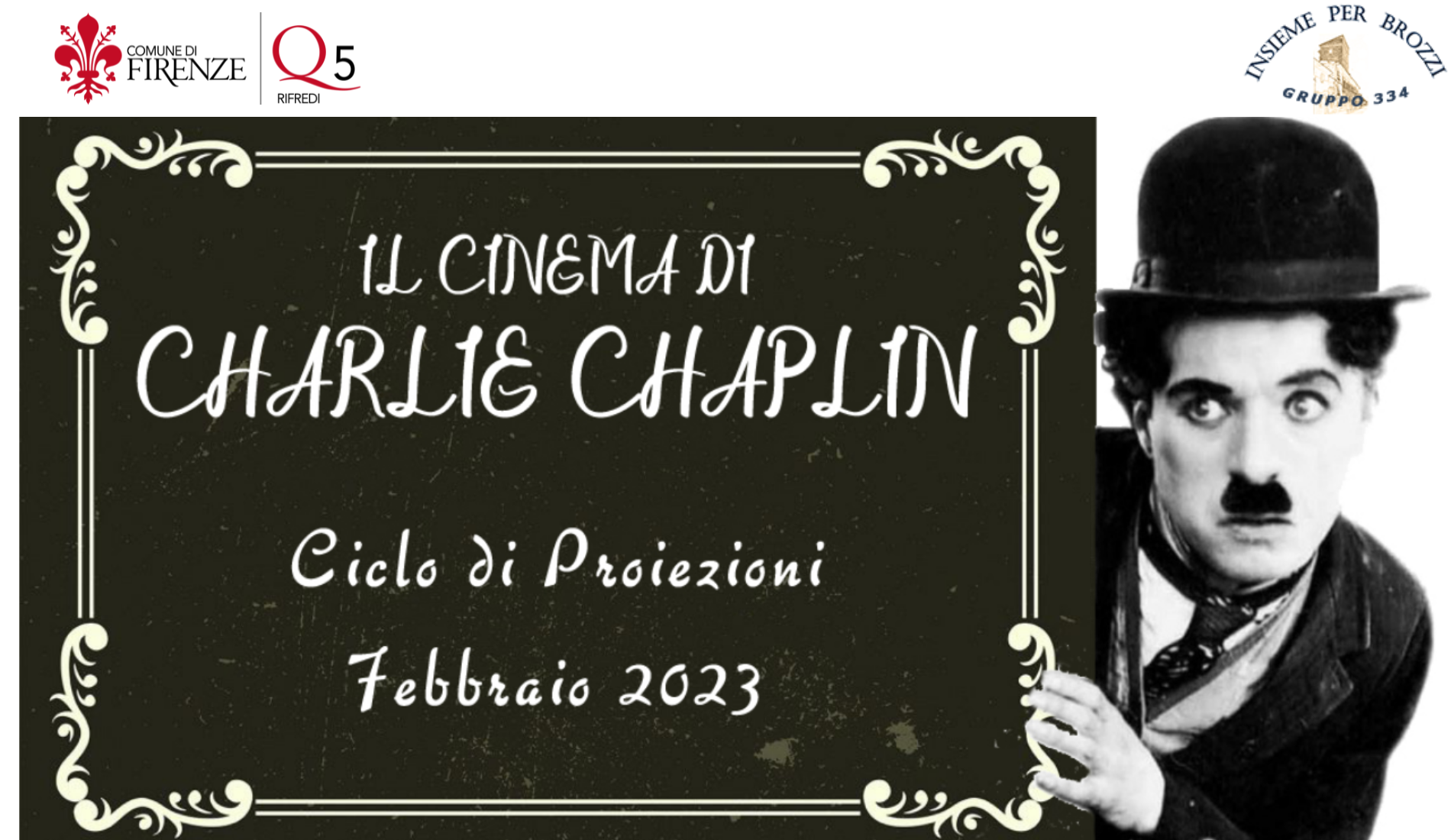 Il cinema di Charlie Chaplin al Quartiere 5