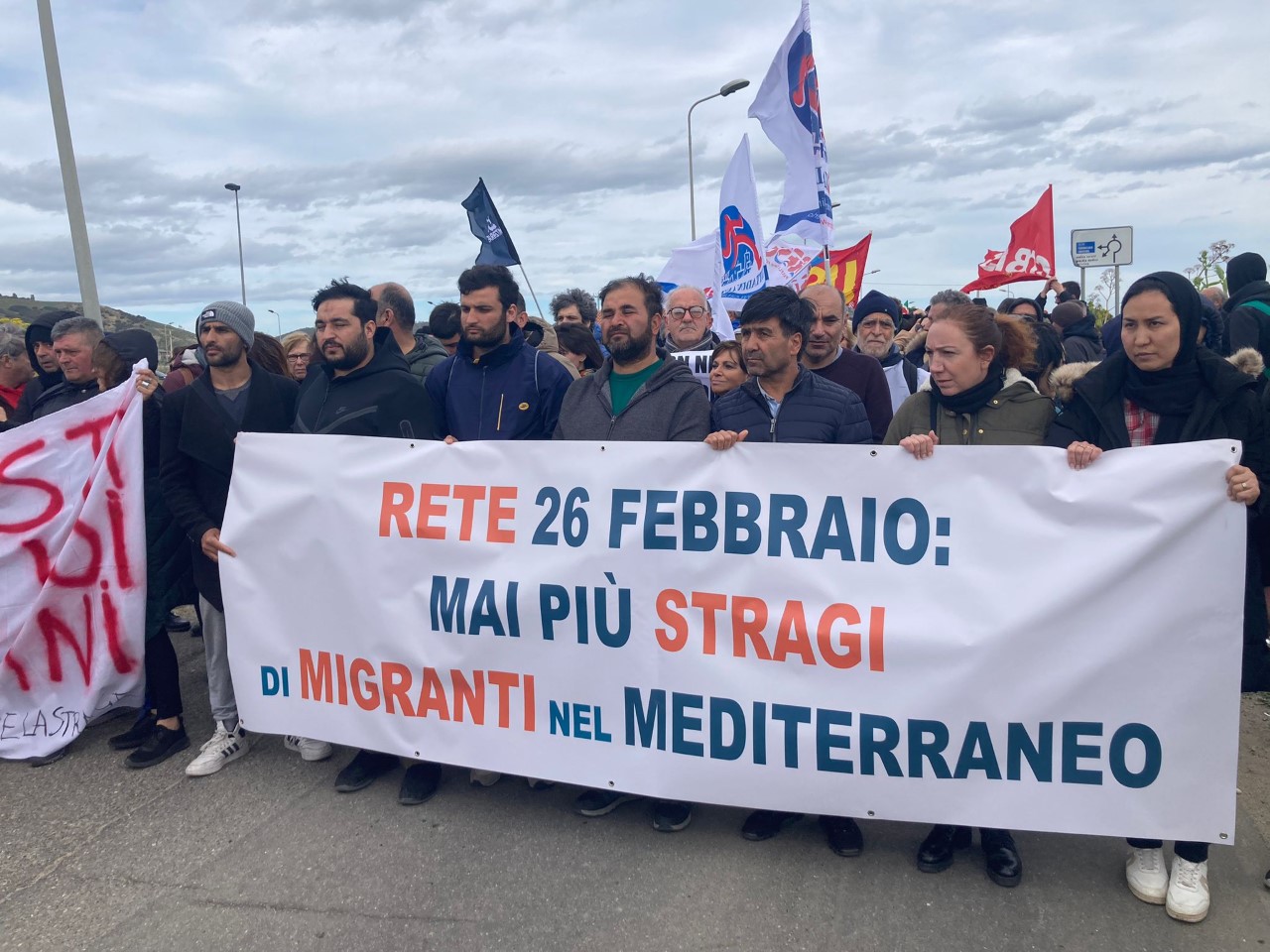 Manifestazione a Crotone con Antonella Bundu