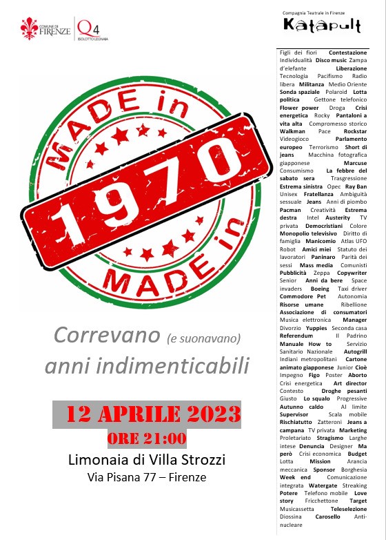 Made in 1979 al Quartiere 4