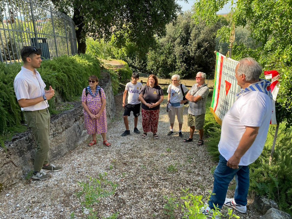 Filippo Ferraro (Pres. Q 5) alla commemorazione dei Porrajmos