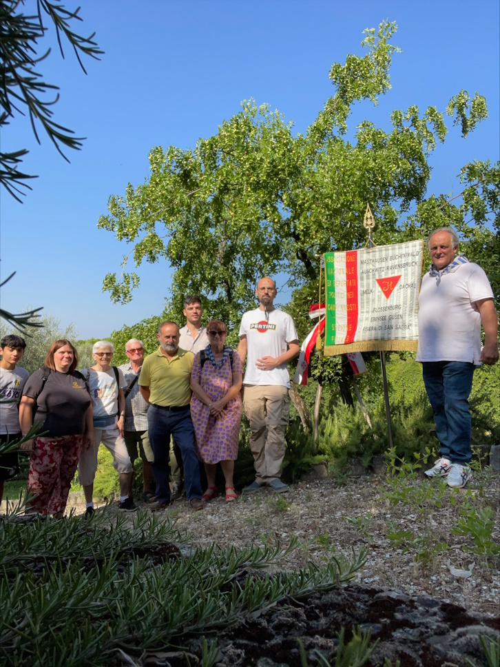 Filippo Ferraro (Pres. Q 5) alla commemorazione dei Porrajmos