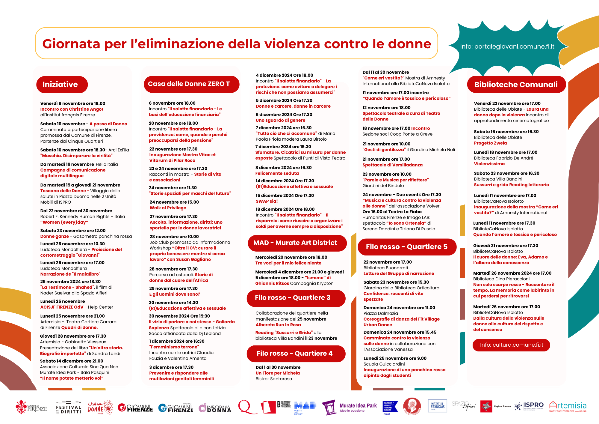 Giornata internazionale contro la violenza alle donne al Q3