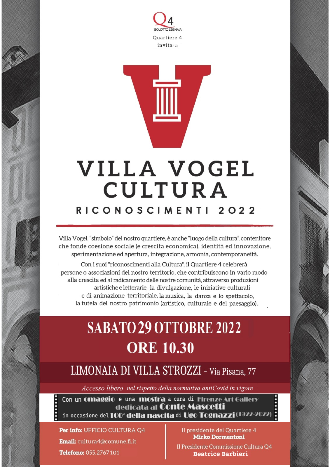 Premio cultura Villa Vogel 2022