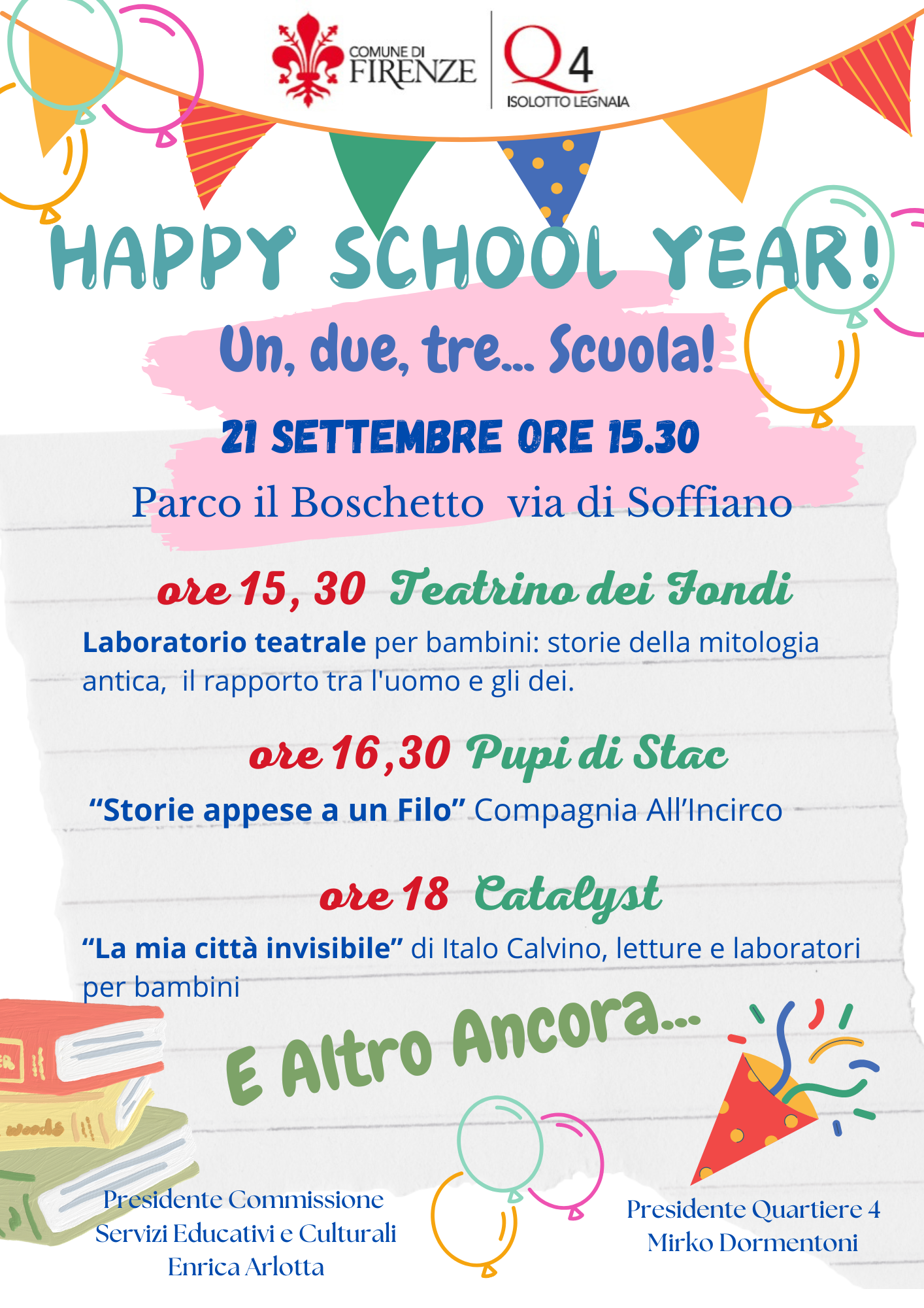 Festa della scuola al Quartiere 4