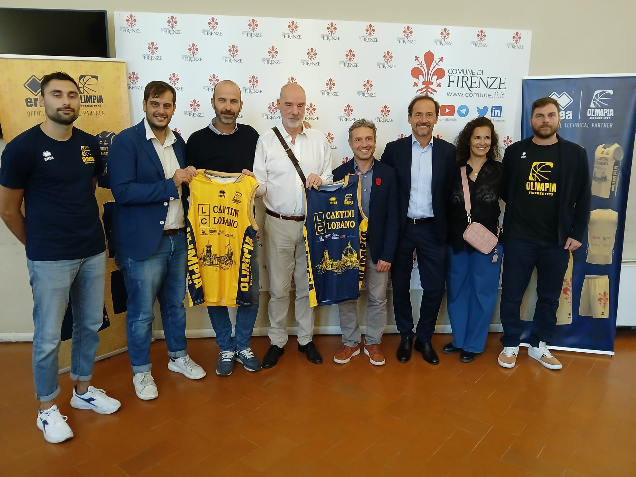 Presentata la Cantini Lorano Firenze Basket