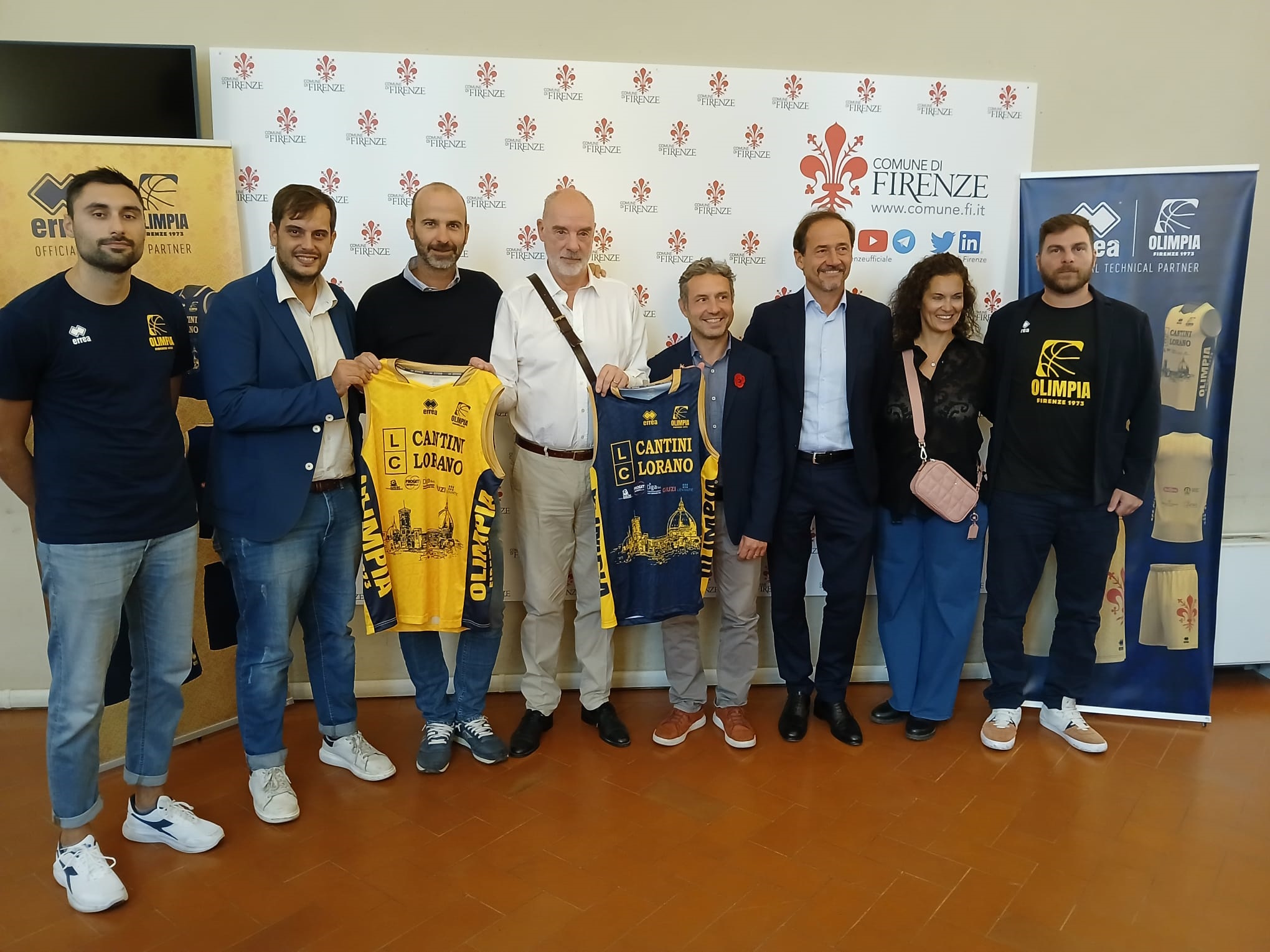 Presentata la Cantini Lorano Firenze Basket